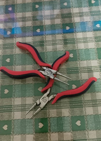 Renkli Kırmızı 2Adet Segman pensesi