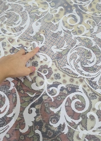 Desenli Tül Perde 155*180 - Görsel 9