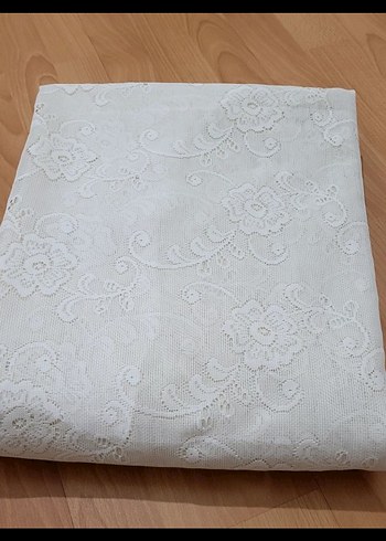 Çiçek Desenli Vintage Tül Perde 290*250 - Görsel 4