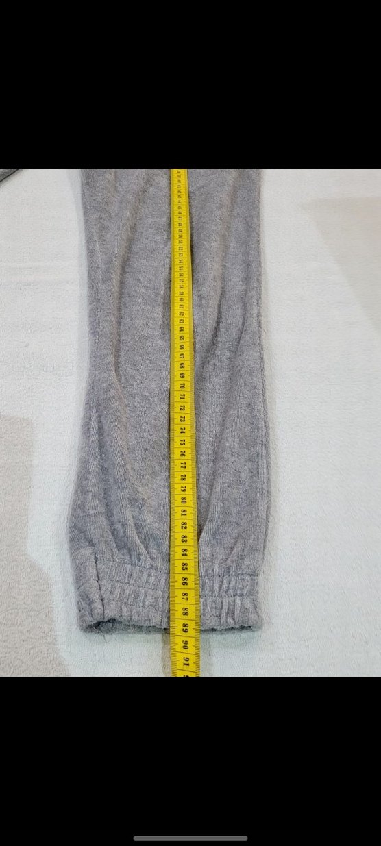 BLACKPİNK HAVLU KUMAŞ GRİ EŞOFMAN ALTI - Görsel 4