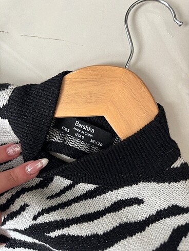 s Beden çeşitli Renk Zebra elbise bershka