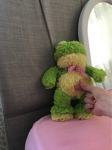 Peluş oyuncak kurbağa