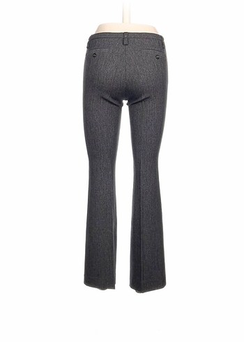 Düğmeli Gri Pantolon - Görsel 3