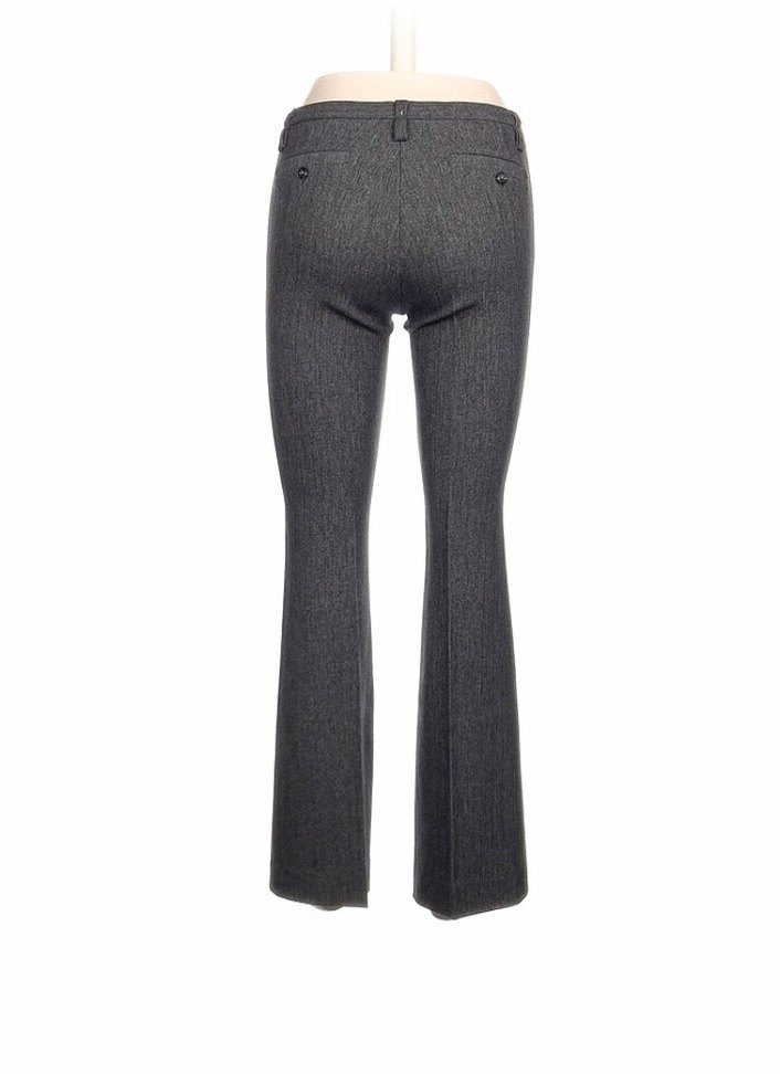 Düğmeli Gri Pantolon - Görsel 3