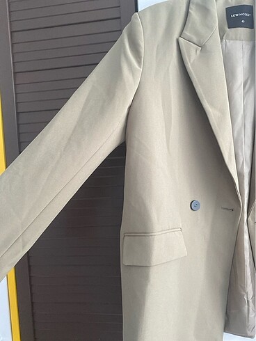 40 Beden haki Renk Blazer ceket