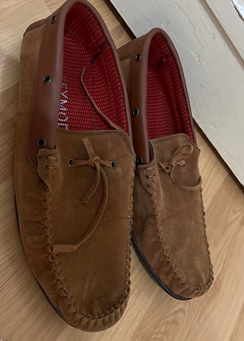 Kahverengi Süet Erkek Loafer Ayakkabı - Görsel 2