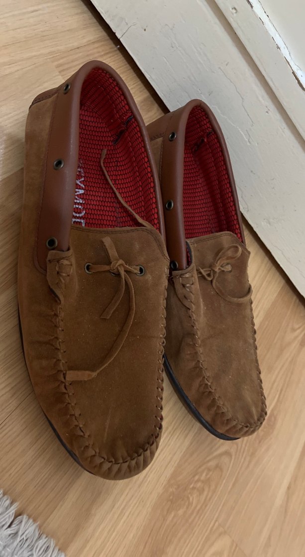 Kahverengi Süet Erkek Loafer Ayakkabı - Görsel 2