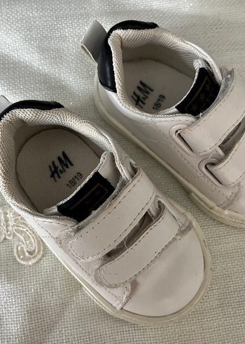 Beyaz Erkek Çocuk Cırt Cırtlı Spor Ayakkabı - Görsel 3