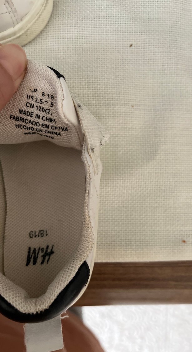 Beyaz Erkek Çocuk Cırt Cırtlı Spor Ayakkabı - Görsel 5