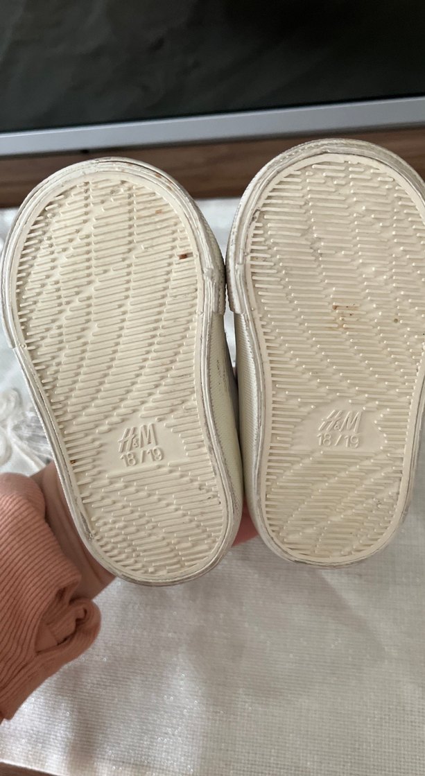 Beyaz Erkek Çocuk Cırt Cırtlı Spor Ayakkabı - Görsel 4