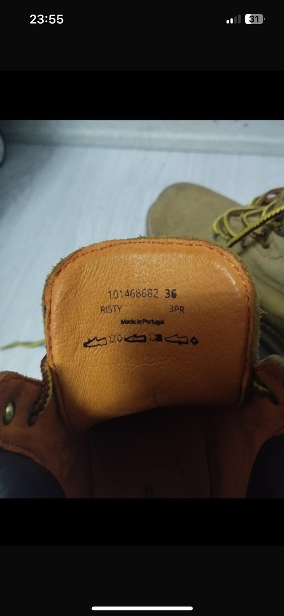 Kahverengi Süet erkek  Bot - Görsel 5