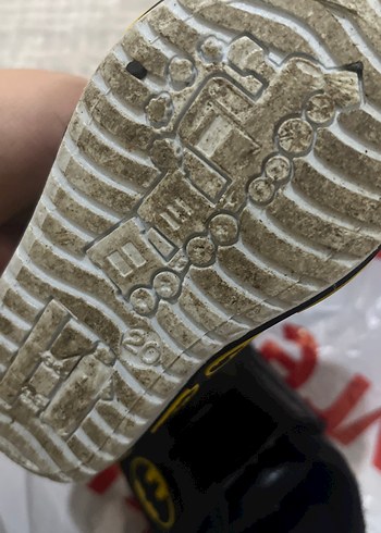 Siyah Batman Baskılı Erkek Çocuk Spor Ayakkabı - Görsel 4