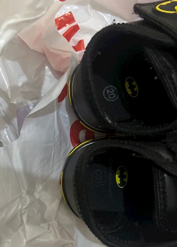 Siyah Batman Baskılı Erkek Çocuk Spor Ayakkabı - Görsel 5