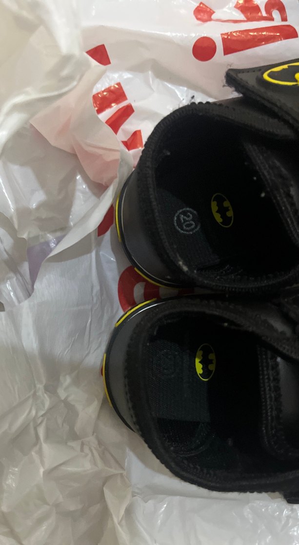 Siyah Batman Baskılı Erkek Çocuk Spor Ayakkabı - Görsel 5