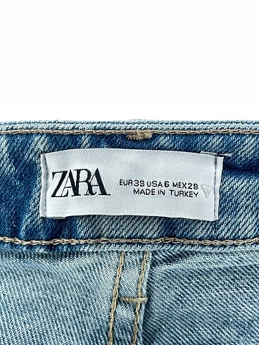 38 Beden mavi Renk Zara Jean / Kot %70 İndirimli.