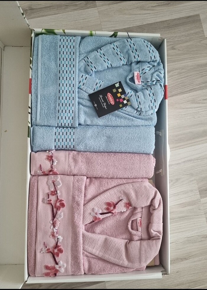 Hobby Bambu Bornoz Seti - Görsel 3