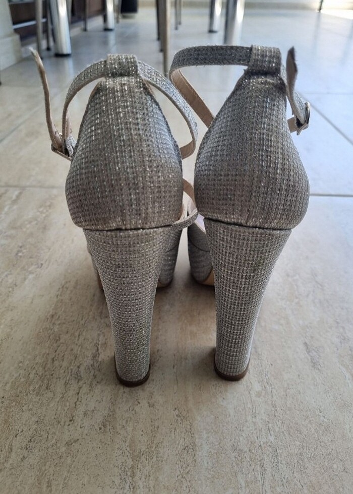 Alpella yüksek topuk şık ayakkabı - Görsel 4