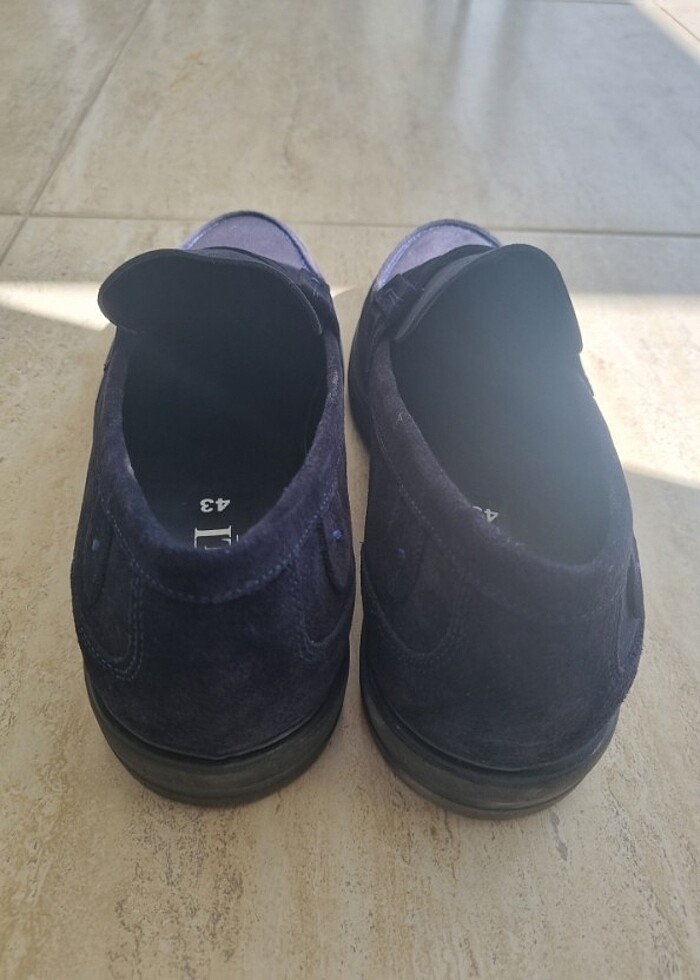 Borelli lacivert süet erkek ayakkabı - Görsel 2