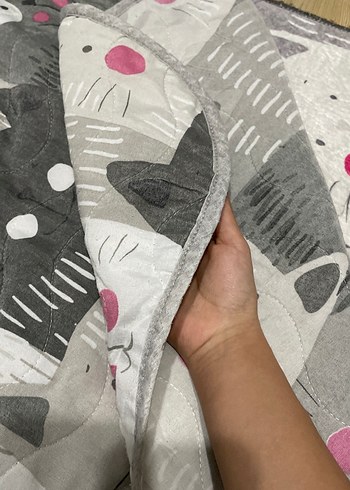 Pamuklu Gri Baskılı Çocuk pike - Görsel 5