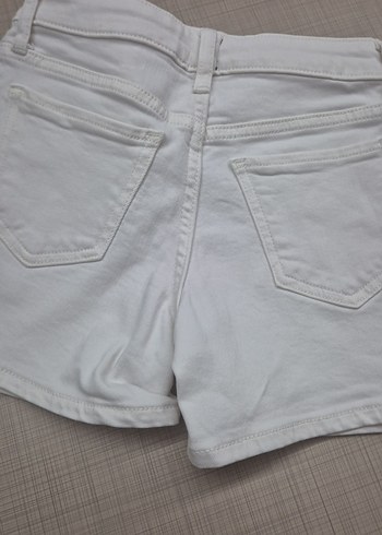 Kız Çocuk Beyaz Pamuklu Şort GAP - Görsel 2