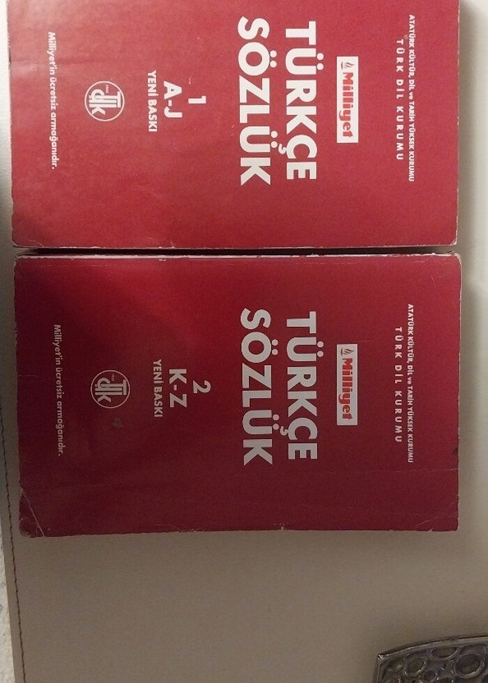 İki Adet Türkçe Sözlük Seri - Görsel 2