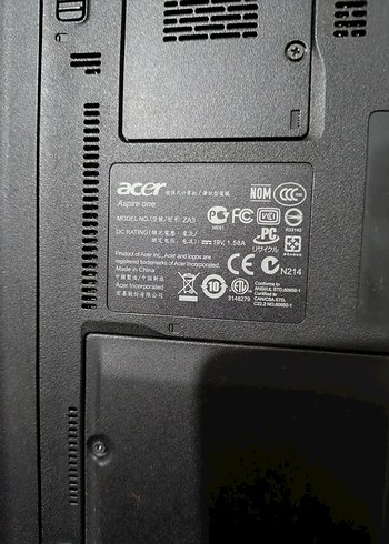 Gri Acer Laptop ZA3 model - Görsel 5