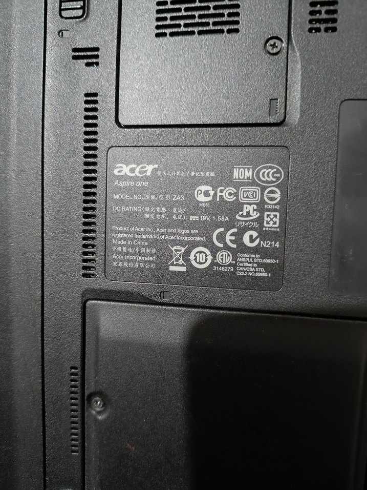 Gri Acer Laptop ZA3 model - Görsel 5