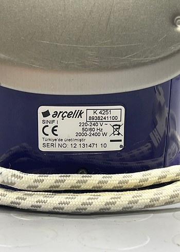 Arçelik Ütü 2000W-2400W - Görsel 4