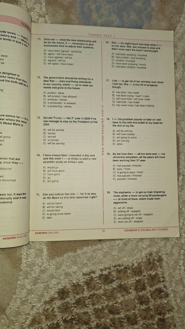 YKS Dil Grammar & Vocabulary Studies Kitabı - Görsel 3