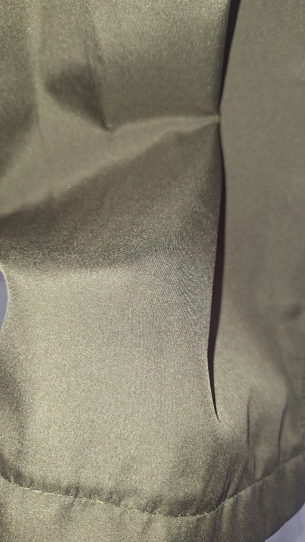 Kemerli Uzun Haki Kadın Trençkot - Görsel 3