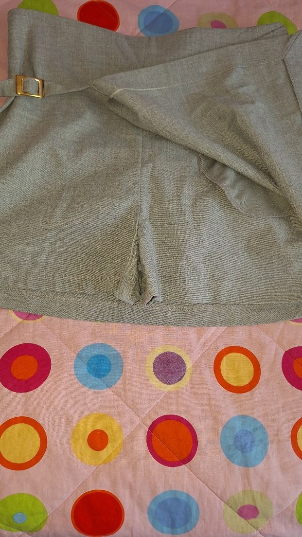 Gri Şortlu Mini Etek - Görsel 4