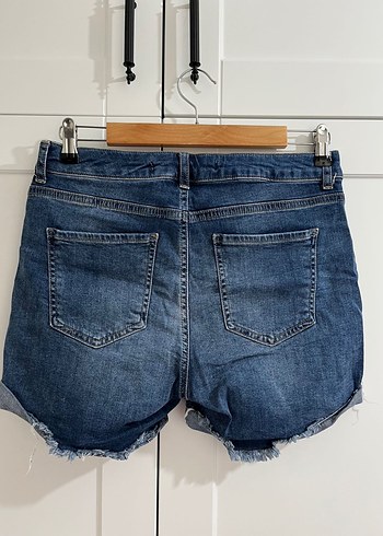 LCW Mavi Kot Şort - Görsel 2