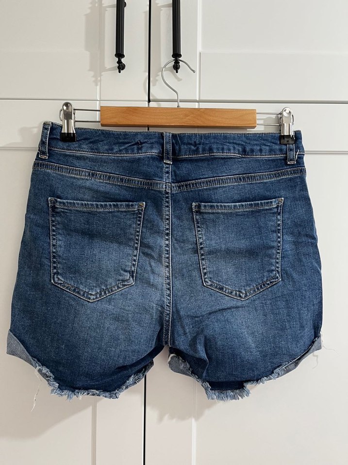 LCW Mavi Kot Şort - Görsel 2