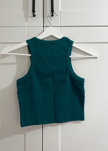 Petrol Yeşili Halter Yaka Atlet - Görsel 3