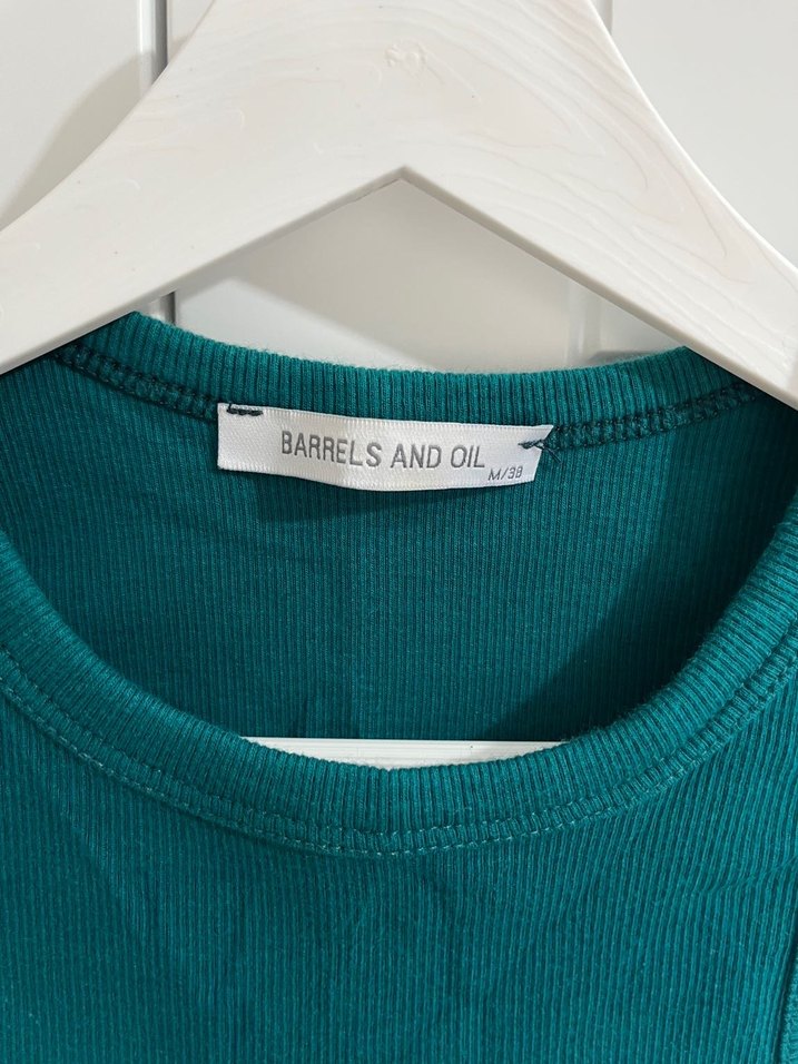 Petrol Yeşili Halter Yaka Atlet - Görsel 2