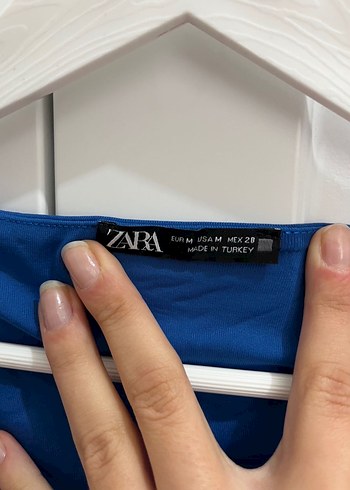 ZARA Lacivert Kolsuz Basic Atlet - Görsel 3