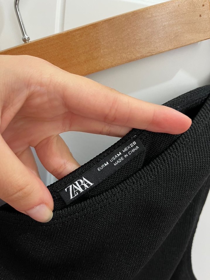 Zara Siyah Tek Omuzlu Body - Görsel 2