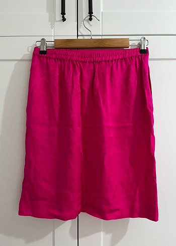 Parlak Pileli Pembe Etek - Görsel 2