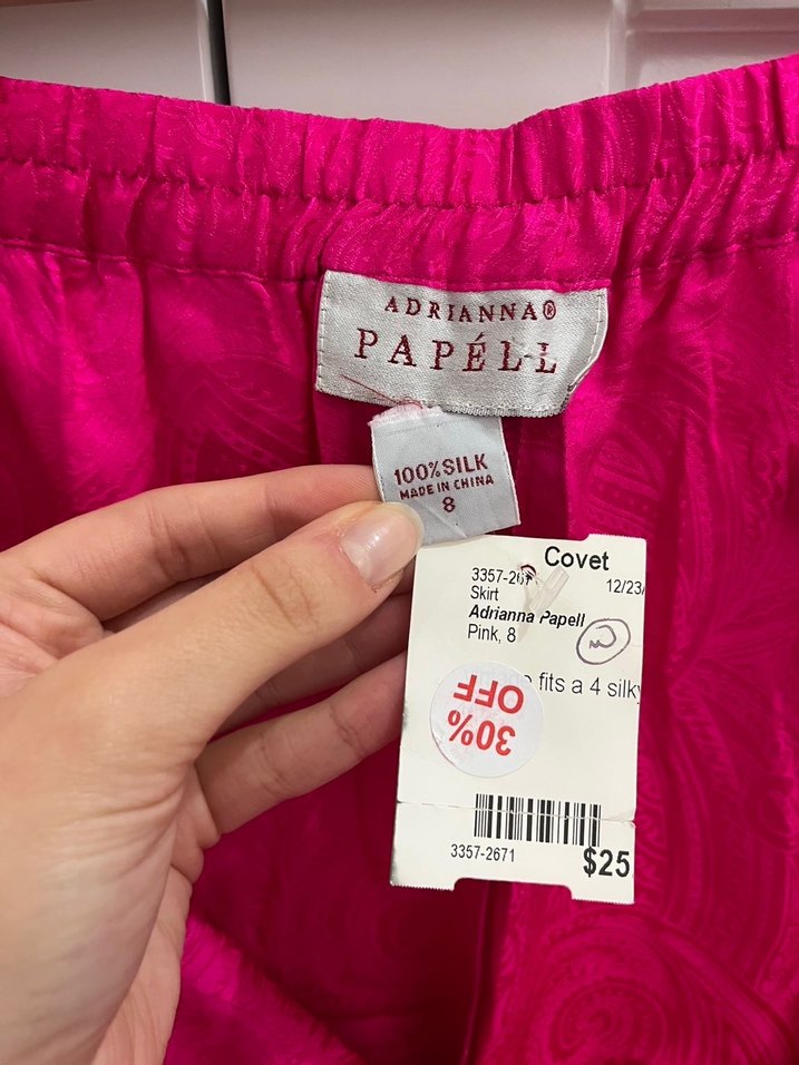 Parlak Pileli Pembe Etek - Görsel 3