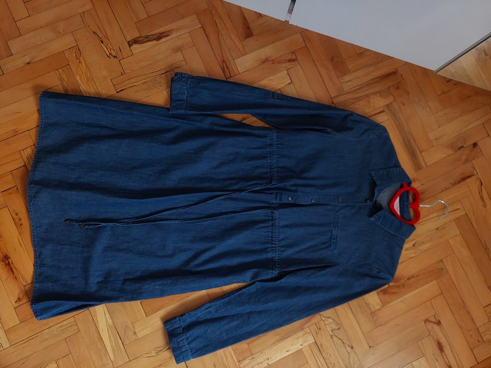 Lcw Kadın 36 Beden Hamile Midi Kot Elbise - Görsel 4