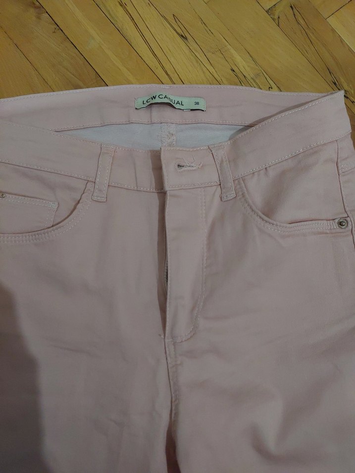 Lcw Pudra Rengi Likralı Pantolon - Görsel 2