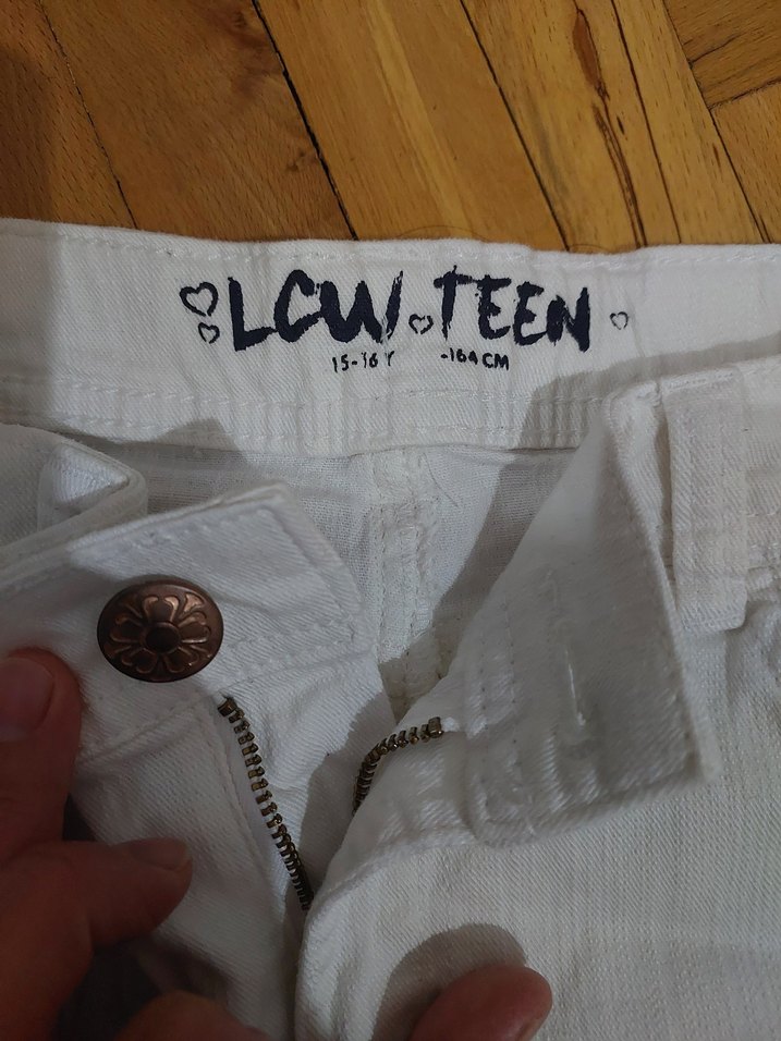 Lcw Kız Çocuk Denim Rahat Kesim Pantolon - Görsel 2