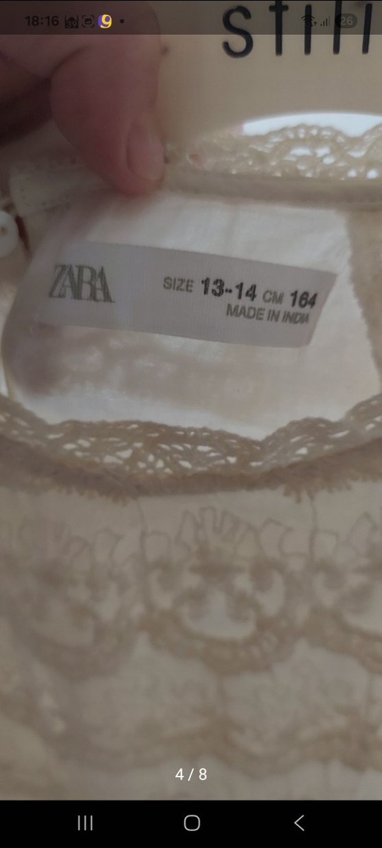 Zara Kız Çocuk Elbise 13-14 Yaş 164cm. - Görsel 3