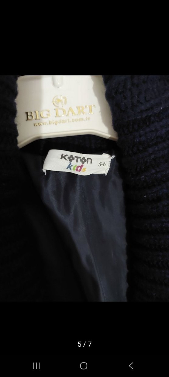 Koton Erkek Çocuk 5-6 Yaş Hırka - Görsel 3