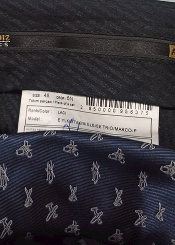 Altınyıldız Lacivert Erkek Takım Elbise - Görsel 3