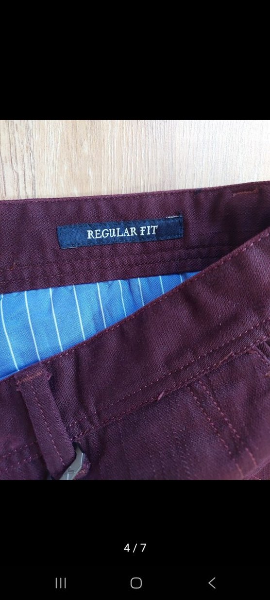 Kiğılı 48/6 Bordo Erkek Günlük Pantolon - Görsel 4