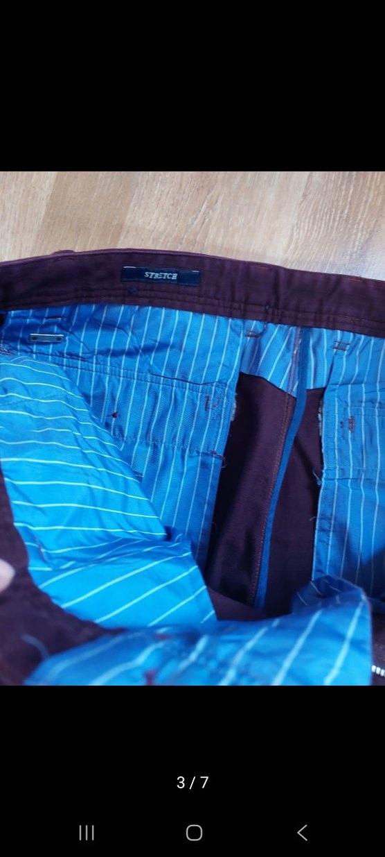 Kiğılı 48/6 Bordo Erkek Günlük Pantolon - Görsel 3