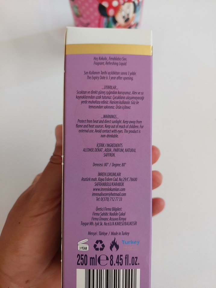 Safran Kolonyası 80 Derece - Paflagonya - Görsel 4