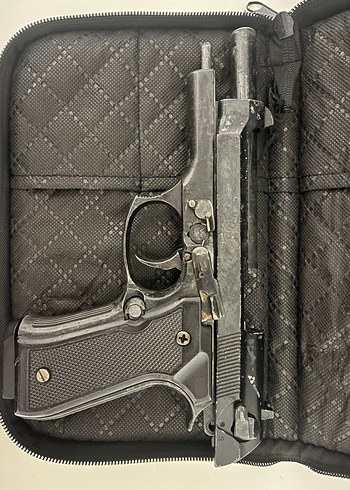  Siyah Oyuncak Tabanca Airsoft
