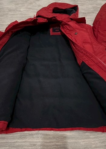 Kırmızı Kapüşonlu şişme
 Mont - Görsel 3